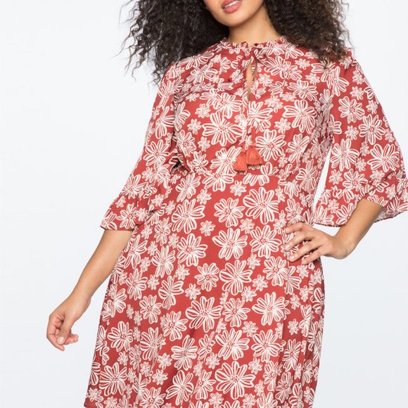 Eloquii Dresses & Skirts - EUC Eloquii Fit and Flare Dress Size 18W